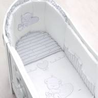 Овальная кровать Italbaby Love Oval белая