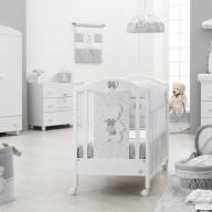 Детская кровать Italbaby Fiocco Classic белая 