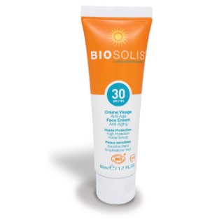 Крем солнцезащитный для лица SPF30, 50 мл BioSolis