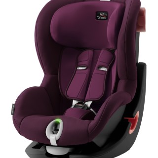 Детское автокресло KING II LS (группа 1, от 9 до 18 кг) Black Series Burgundy Red