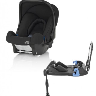 Комплект: автокресло Britax Roemer Baby-Safe + ременная база Cosmos Black