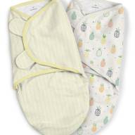 Конверты для пеленания на липучке Organic SwaddleMes 2шт, размер S/M, Summer Infan